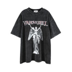 Casual Katoenen T-Shirt voor Heren met Standbeeldprint