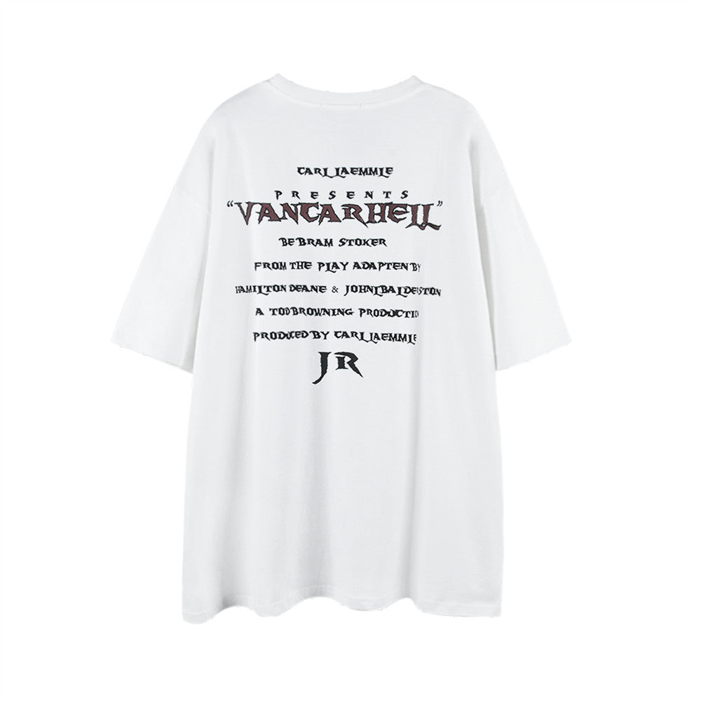 Casual Katoenen T-Shirt voor Heren met Standbeeldprint