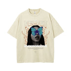 Gepersonaliseerd Bedrukt Gewassen Modieus T-Shirt voor Heren