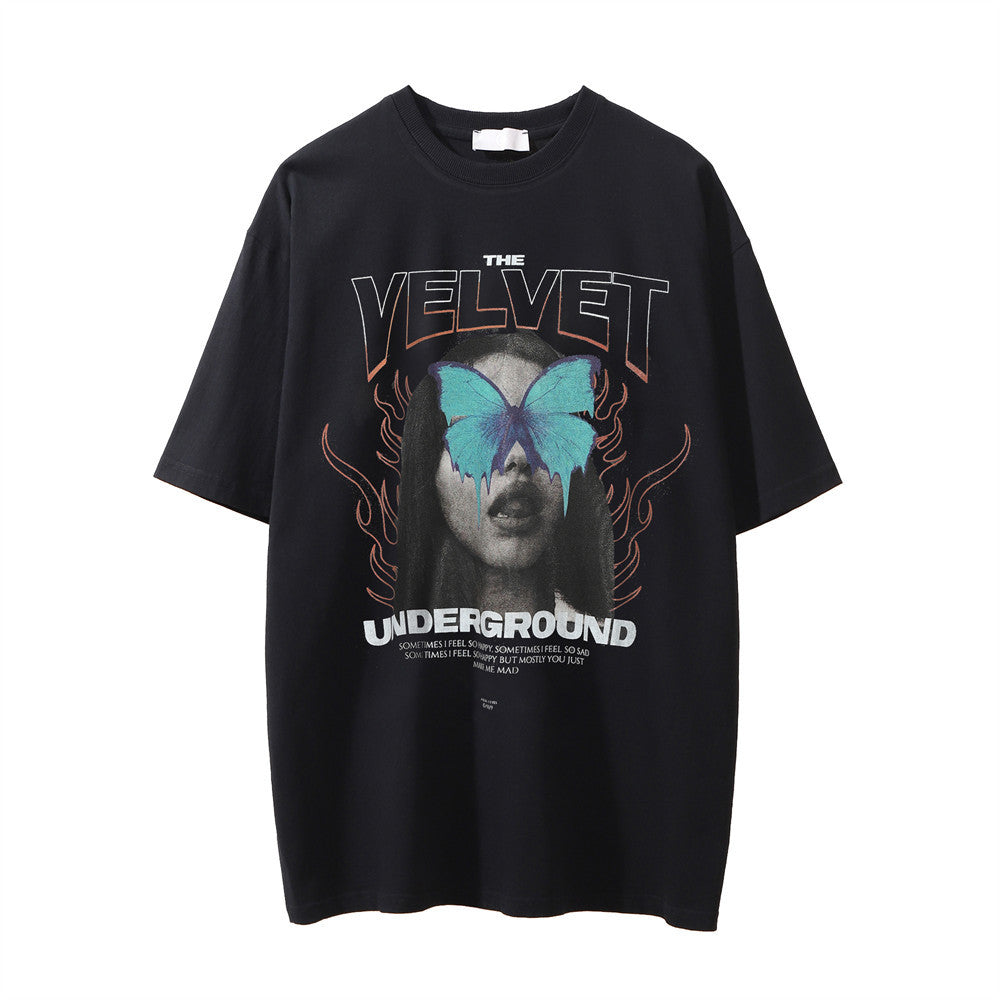 Gepersonaliseerd Bedrukt Gewassen Modieus T-Shirt voor Heren